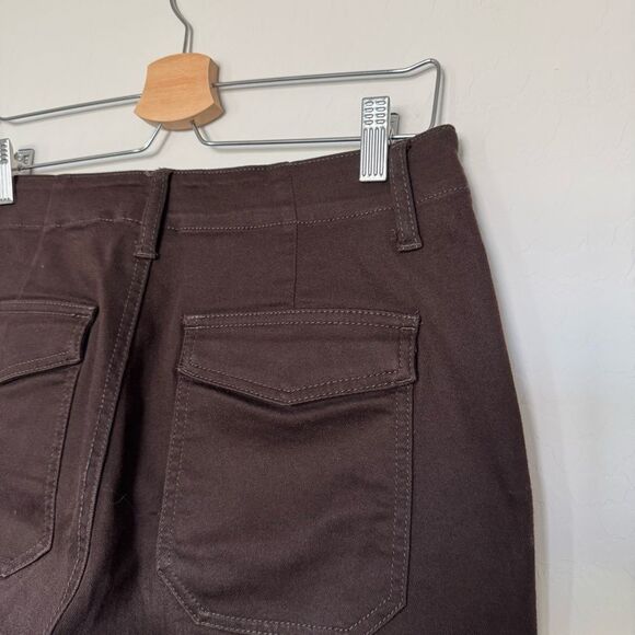 CAbi Womens Compass Pant #4514 Dark Chocolate Brown Ankle Zip Jogger Size 6 - Picture 5 of 9